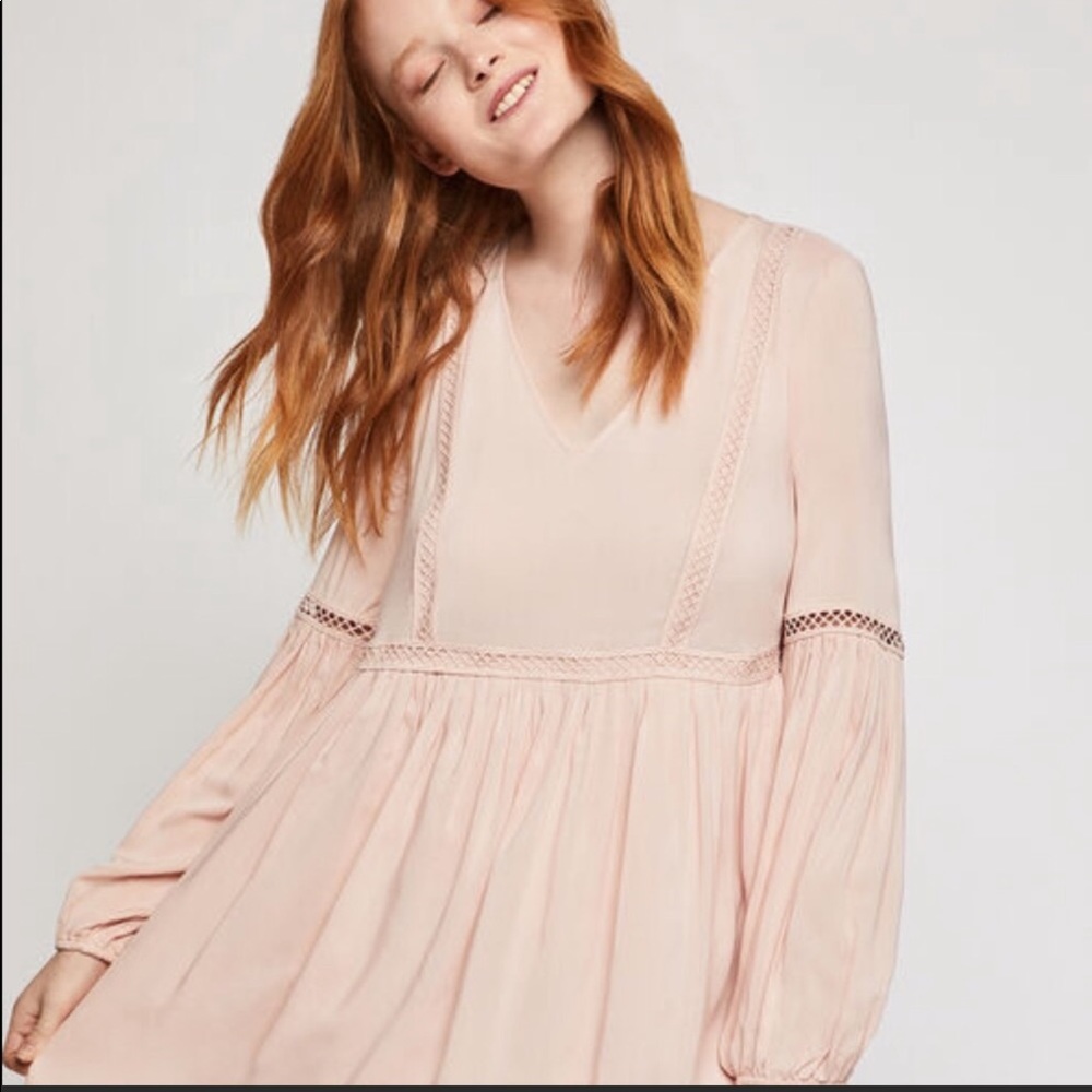 Baby Pink Babydoll Dress